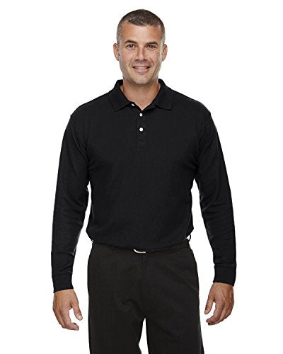 DEVON & JONES MEN'S DRYTEC20 PERFORMANCE LONG-SLEEVE POLO 2XL BLACK - Like New