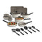 BELLA 21 PIECE KITCHEN SET, CERAMIC NONSTICK, ODJ-BLS2101 - OATMILK - Like New