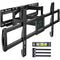 PERLESMITH FULL MOTION TV WALL MOUNT FOR 50”-90” TVS UP TO - Scratch & Dent