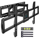 PERLESMITH FULL MOTION TV WALL MOUNT FOR 50”-90” TVS UP TO 165LBS PSXFK1 - BLACK - Like New