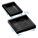 MCBECDY EXPANDABLE PULL OUT CABINET ORGANIZER WITH SLIDING DRAWER - BLACK - Like New