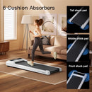 CURSOR FITNESS 2-in-1 Under Desk Treadmill - JET WHITE - Like New