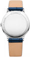 BAUME & MERCIER Classima Women's Watch 31mm Quartz White Dial,Blue Leather Strap Like New