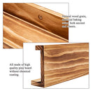 AZSKY 48" Long Wood Photo Picture Ledge Shelf Rustic 2 Pack B085L8LDMG - Brown - Brand New