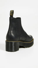 Dr. Martens Women's Rometty Leather Chelsea Boots Burnished Wyoming Black 8 - Brand New