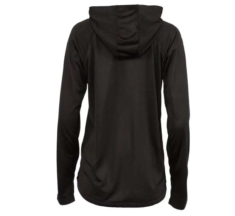 UNDER ARMOUR UA WOMENS HEATGEAR VELOCITY TWIST HOODIE - SIZE XL - BLACK - Like New