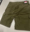 GALAXY MEN’S SUPER FLEX STRETCH CARGO SHORTS - SIZE: M - OLIVE - Brand New