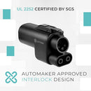 LECTRON VORTEX PLUS NACS TO CCS ELECTRIC VEHICLE ADAPTER WITH INTERLOCK - BLACK - Like New