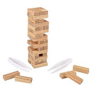 RHODE ISLAND NOVELTY MINI TUMBLING TOWERS GAME 3.75" - TAN - Brand New