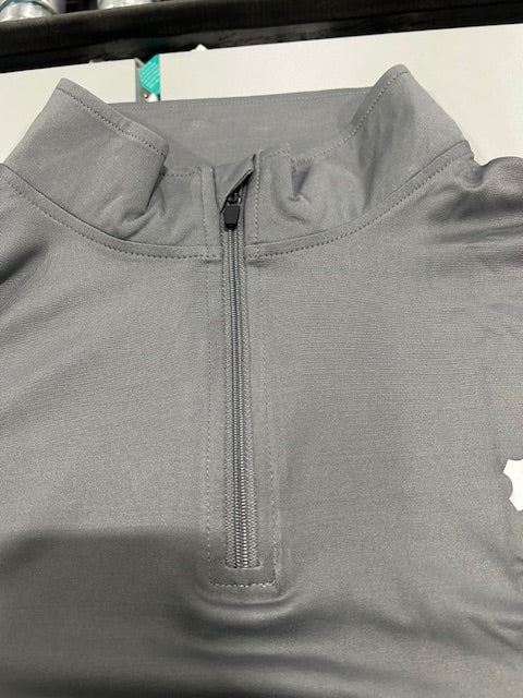 JUMGEAR-LIFE QUARTER ZIPPER PULLOVER SWEAT SHIRT - SIZE: MEN L - LIGHT GRAY - Like New