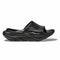 HOKA UNISEX-ADULT ORA RECOVERY SLIDE 3 SANDAL MEN 6 WOMEN 8 BLACK - Brand New