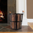 Log Bin 19"L x 17"W x 22"H B00NOU588M - Vintage Iron Finish - Brand New