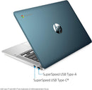 HP Chromebook 14" HD N4000 4 32GB eMMC 14a-na0070nr - Forest Teal Like New