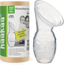 HAAKAA Silicone Breastfeeding Manual Breast Milk Pump 4 oz - Clear - Like New