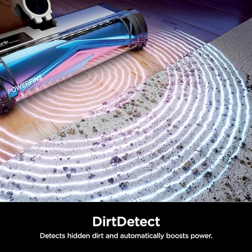 SHARK DETECT PRO AUTO-EMPTY SYSTEM CORDLESS STICK PET HAIR - WHITE/BRASS - Like New
