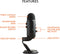 Logitech A00121 for Creators Blue Yeti USB Microphone - Scratch & Dent