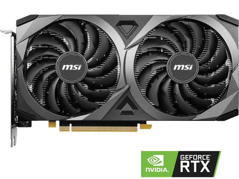 MSI Gaming GeForce 12GB Twin Fan Graphic Card RTX 3060 Ventus 2X 12G OC LHR - Like New