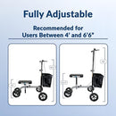 KneeRover ULTRA Knee Walker Lightweight Economy Steerable Knee Scooter - Like New
