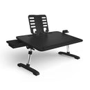 LIMITLESS INNOVATIONS TOTALDESK PORTABLE MODERN WORKSTATION AND LAP DESK BLACK Like New