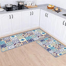 Bohemia Kitchen Rugs Mats Sets 2 Piece Comfort Floor Mats Non Slip B09Q2P2619 - Brand New