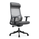 LEISUREMOD ERGONOMIC OFFICE CHAIR HIGH BACK MESH LUMBAR SUPPORT - GRAY - Like New