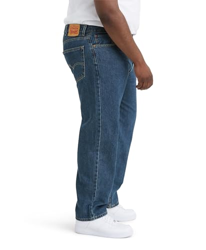 LEVI'S MEN'S 550 RELAXED FIT JEANS BIG & TALL - SIZE: MEN 42X36 - DARK STONEWASH - Brand New