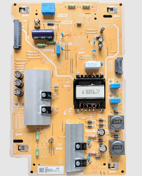 Samsung Power Supply BN44-01077A , L43F7_THS, T3.15AH250V, QN43LS03TAFXZA Like New