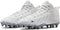 3022667 Under Armour Mens Spotlight Select Mid Mc Cleats White 100 Size 11 - Like New