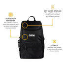 RTIC Lightweight Backpack Cooler Black 15 Can Portable Insulated Bag - Brand New