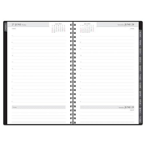 OFFICE DEPOT 2025-2026 OFFICE DEPOT 14-MONTH ACADEMIC PLANNER 5"X8" - BLACK - Like New