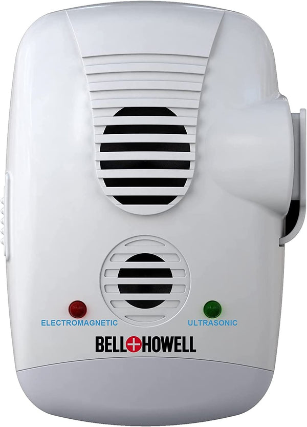 Bell + Howell Electromagnetic Ultrasonic Pest Repellers 50103 - WHITE - Like New
