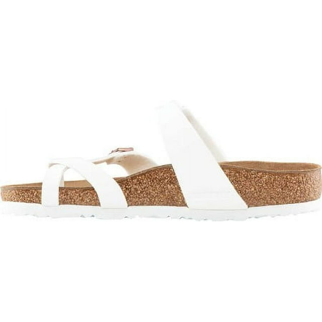 BIRKENSTOCK UNISEX OPEN-BACK MAYARI V BLACK BB R - SIZE: MEN 6 WOMEN 8 - WHITE - Like New
