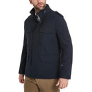 Ben Sherman Men's Beekman Casual Military Jacket Navy Small - Brand New