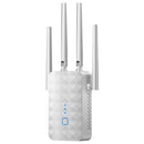 FOVAL WIFI EXTENDER SIGNAL BOOSTER, DUAL BAND 5.8GHZ&2.4GHZ, WIFI BOOSTER- WHITE - Like New