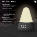 SHARPER IMAGE SOUND SOOTHER INTELLIGENT SLEEP TRAINER & AIDE - WHITE - Like New