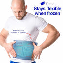 ACCURATE MANUFACTURING FLEXIBLE REUSABLE GEL PACKS FOR NECK, 9" X 12", BLUE - Brand New