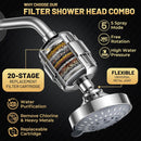 OCEMY Filtered Shower Head SH-F20 - Silver Like New