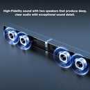 MZEIBO Sound bar Subwoofer 120W Bluetooth 5.0 TV Soundbar Home Theater System - Like New