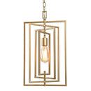 KSANA Pendant Soft Gold Lighted Chandeliers, Adjustable Framework W12 xH20.4 - Brand New