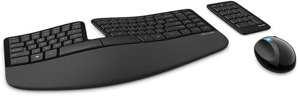 Microsoft Sculpt Ergonomic Wireless Keyboard Mouse Comfortable - Scratch & Dent