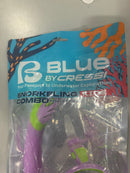 CRESSI SNORKELING COMBO - SET FOR KIDS - PURPLE/GREEN - Brand New