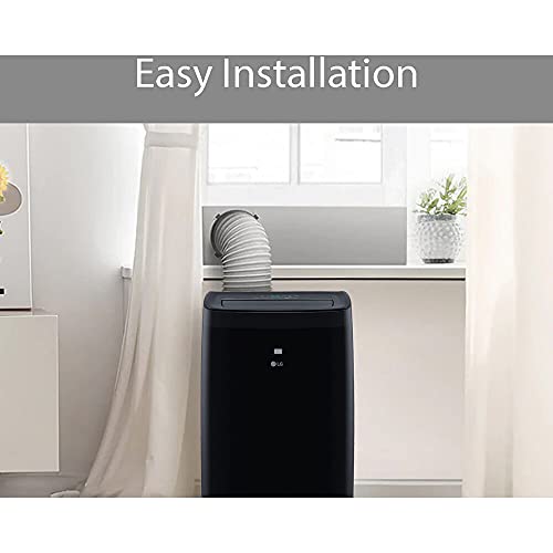 LG 10,000 BTU SMART PORTABLE AIR CONDITIONER, 450 SQ.FT, LP1021BSSM - BLACK - Like New