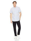 AMAZON ESSENTIALS MEN'S SLIM-FIT TWILL CHINO PANTS 30WX32L - BLACK - Brand New
