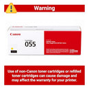 CANON GENUINE 055 YELLOW TONER CARTRIDGE COMPATIBLE WITH MULTIPLE MODELS - Like New