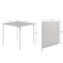 VECELO 34" FOLDING TABLE WITH SOFT PADDED TABLETOP MULTIFUNCTIONAL - GRAY - Like New
