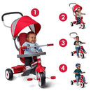 RADIO FLYER 4-IN-1 STROLL 'N TRIKE [NON-EZ FOLD VERSION] - RED/BLACK - Like New