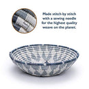 All Across Africa Hanging Woven Wall Basket Decor, Large, X003LMGJO1 - Silver - Brand New