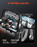 VEVOR Air Compressor 1 Gallon Steel Tank 1HP 1.5CFM @ 90PSI JR550 - Like New