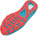 Under Armour W HOVR Sonic 5 Womens Halo Gray/Electric Tangerine Size 9.5 - Like New