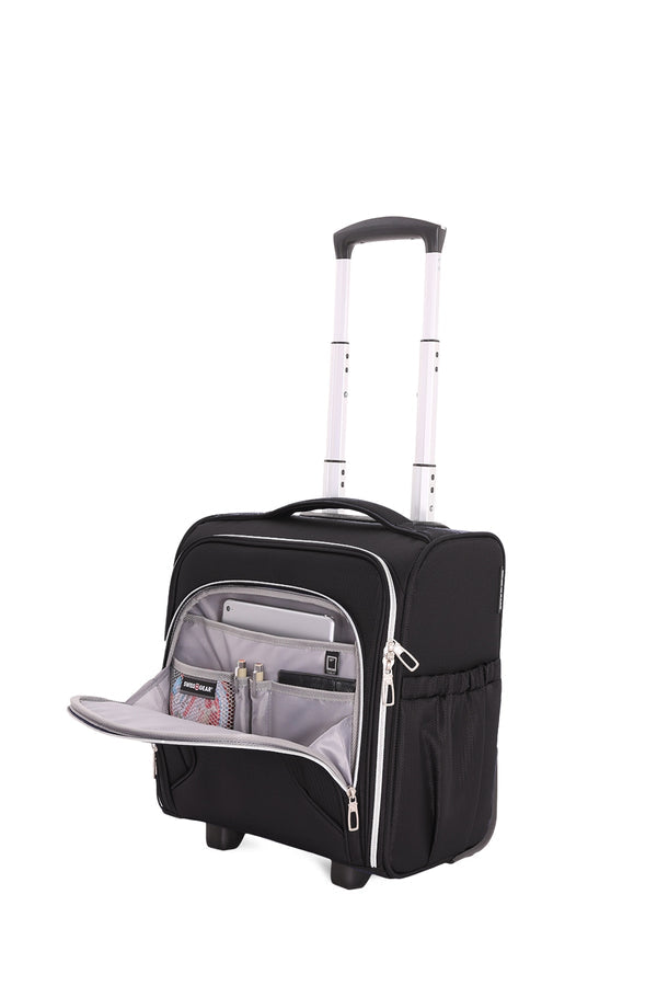 SWISSGEAR THE CHECKLITE UNDERSEAT ROLLER - BLACK - Like New